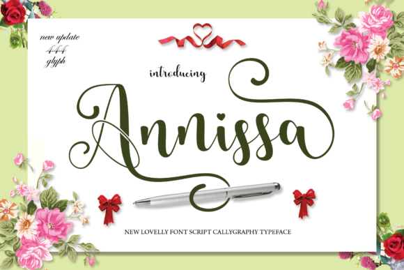 Annissa Font: A Modern Calligraphy Typeface for Branding