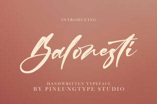 Balonesti: A Script Font for Elegant Web Design