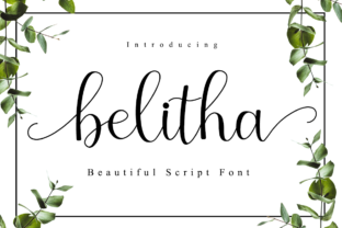 Belitha: The Script Font for Scroll-Stopping Designs