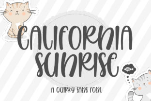 California Sunrise: A Sweet Script Font for Crafters