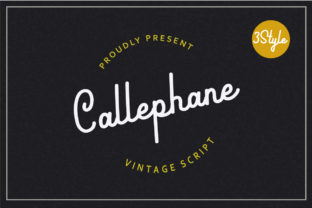 Callephane: A Playful Retro Script Font for Bold Brands