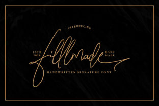 Fillmade: A Bold Script Font for Editorial Design