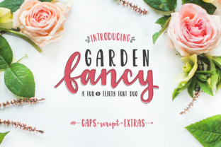 Garden Fancy Duo: A Script Font for Clear Campaigns