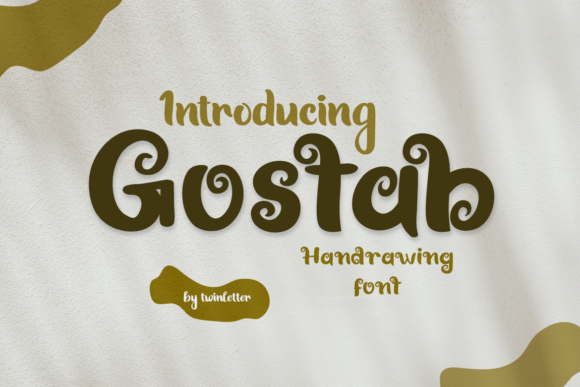 Gostab: A Flowing Script Font for Editorial Design