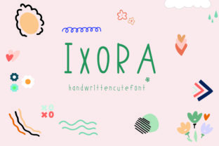 Ixora: A Playful Handwritten Font for Digital Design