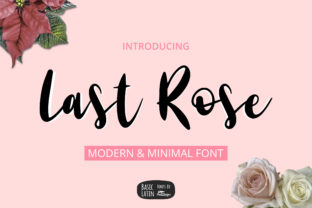 Last Rose: A Modern Handwritten Font for Editorial Design