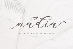 Nadia: A Script Font for Elegant Editorial Design