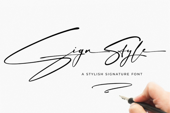 Sign Style: A Modern Script Typeface for Editors