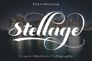 Stellage: A Premium Script Font for Digital Design