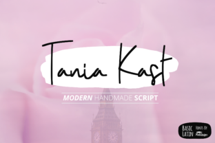 Tania Kast: A Handwritten Font for Editorial Charm