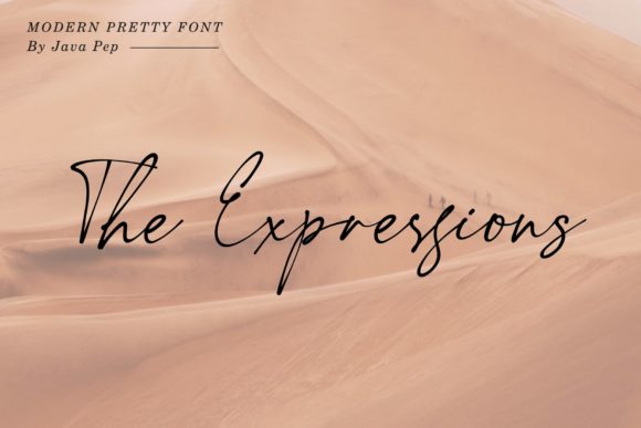 The Expressions: A Premium Script Font for Campaigns
