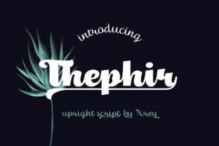 Thephir Font: A Bold Script for Web Design