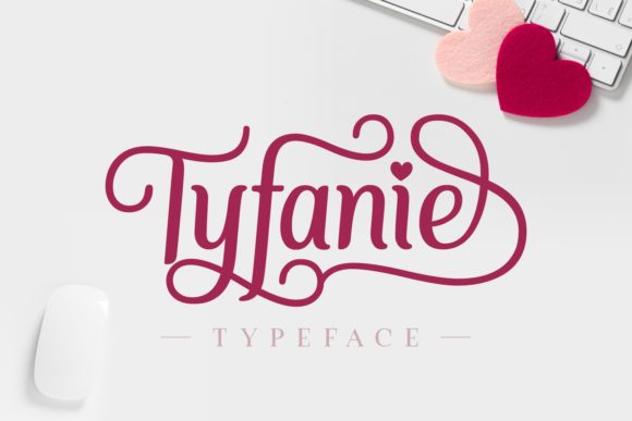Tyfanie: A Playful Script Font for Editorial Design