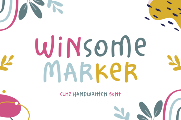 Winsome Marker: A Playful Handwritten Font for Editorial Design